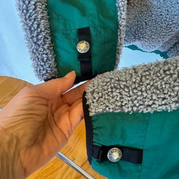 The North Face Denali Berber Fleece Jacket Gray Green Unisex